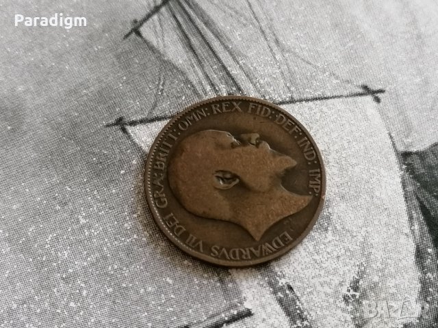 Монета - Великобритания - 1/2 (половин) пени | 1907г., снимка 2 - Нумизматика и бонистика - 34869484