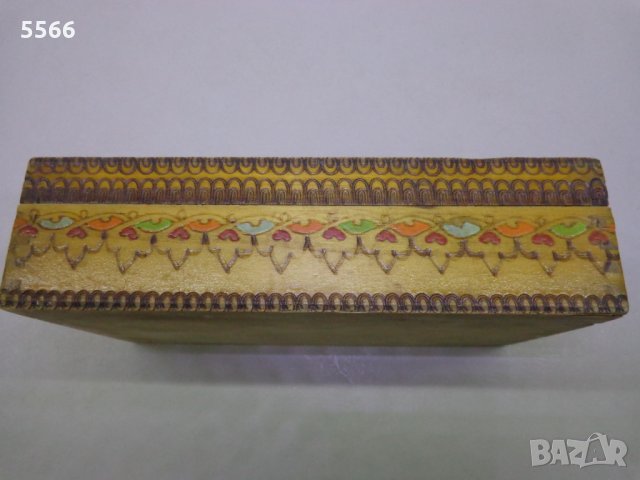 Дървена кутия – с пирография, снимка 6 - Колекции - 31176828