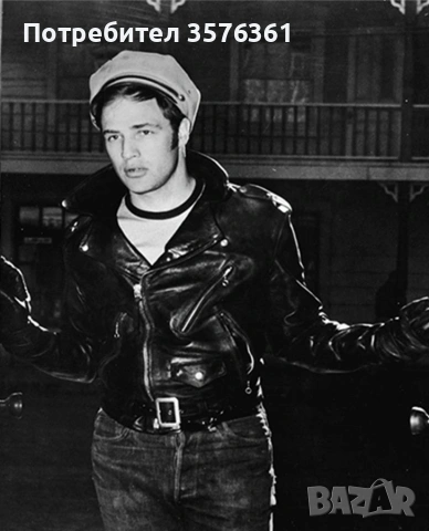 Кожено яке, рокерско , снимка 6 - Якета - 54308733