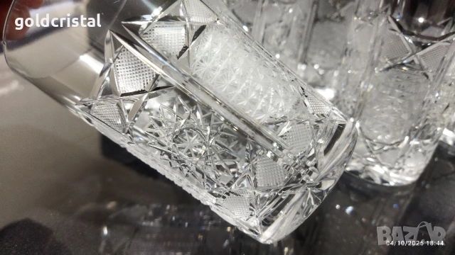 кристални чаши за вода , снимка 6 - Антикварни и старинни предмети - 52261910