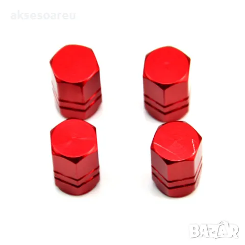 Нови 4 бр. алуминиеви капачки за вентили на джанти гуми за украса на кола автомобил колело велосипед, снимка 13 - Аксесоари и консумативи - 50336900