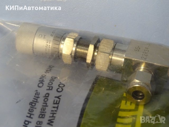 вентил прецизен Whitey SS-22RS4-A precision metering valve, снимка 8 - Резервни части за машини - 35294820