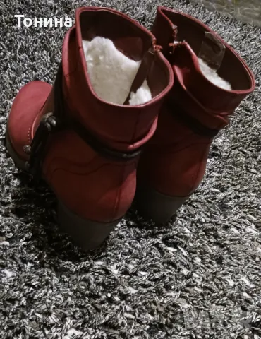Дамски боти подплатени . Внос от Германия , снимка 2 - Дамски боти - 48104259