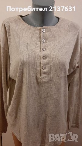 ДАМСКА  БЛУЗА Размер  XXL , снимка 1 - Блузи с дълъг ръкав и пуловери - 38540300