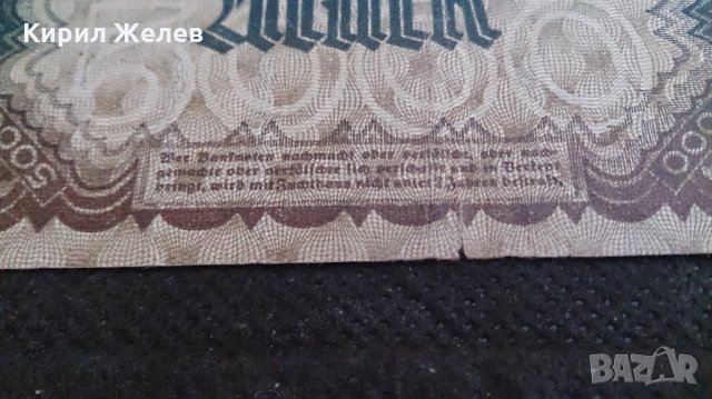 Банкнота 5000 райх марки 1922година - 14722, снимка 7 - Нумизматика и бонистика - 29092104