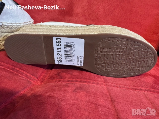 Karl Lagerfeld- еспадрили, снимка 5 - Дамски ежедневни обувки - 54239775