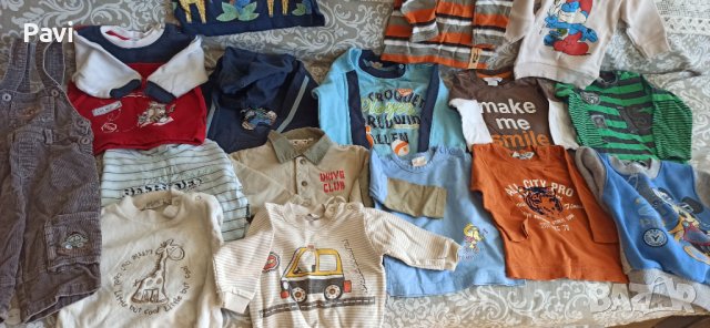 Детски дрешки 6-9 месеца, снимка 8 - Бебешки блузки - 42636478