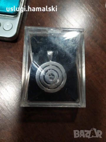 Сребърен медальон Bvlgari, снимка 3 - Колиета, медальони, синджири - 53300574