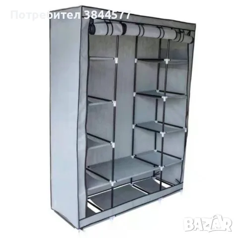 Спален гардероб с цип и 3 разделения, снимка 2 - Гардероби - 56262436