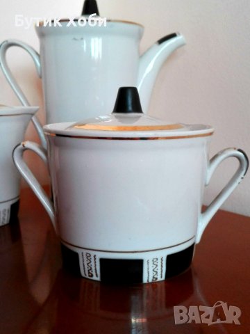 Съветски порцеланов сервиз, снимка 5 - Антикварни и старинни предмети - 36772467