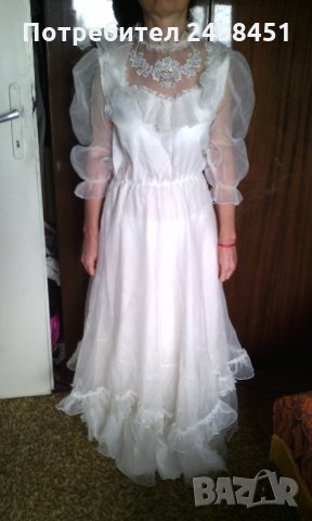 Сватбена булчинска рокля. Много запазена. Обличана веднъж.