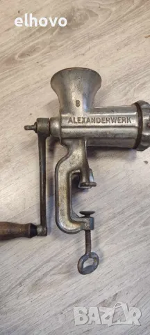 Немска месомелачка Alexanderwerk 8, снимка 2 - Антикварни и старинни предмети - 50093253