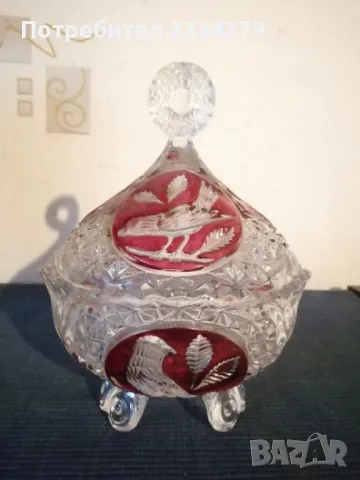 Стар немски блейкристал,,ХОФБАУЕР, колекция на Бъдс Рубин" Германия. 1985год. , снимка 14 - Антикварни и старинни предмети - 48454635