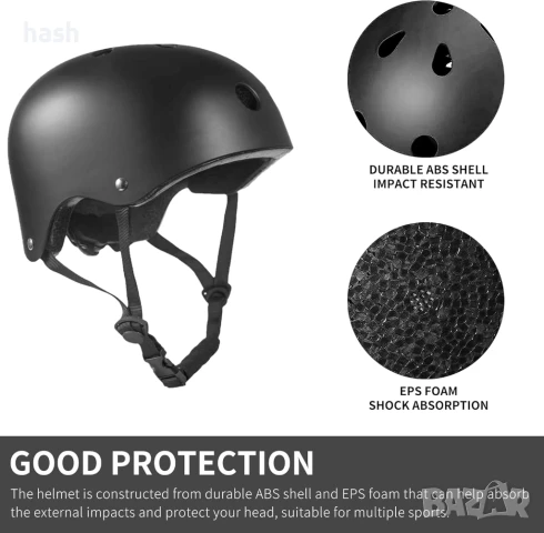 Каска Zamelux без светлина за скутер, черна, р-р Л, снимка 4 - Аксесоари за велосипеди - 50885670