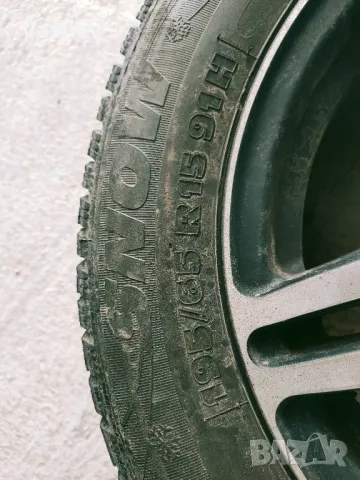 Лети джанти BMW 15" 5x120 Style 167 със Зимни гуми  195/65/15 на един сезон, снимка 3 - Гуми и джанти - 48722629