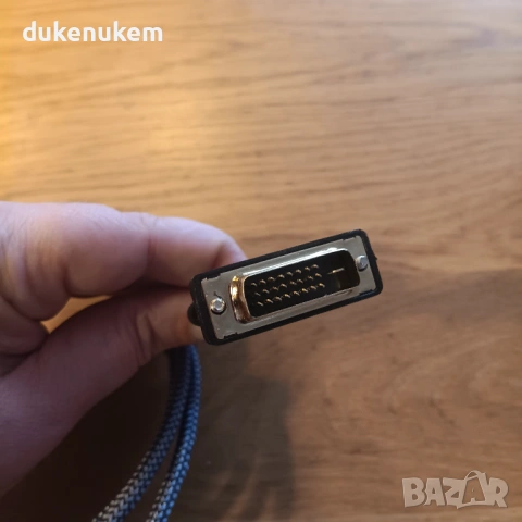 HDMI към DVI-D кабел 1.8 м – 1080P, стабилен сигнал, снимка 10 - Кабели и адаптери - 53248289