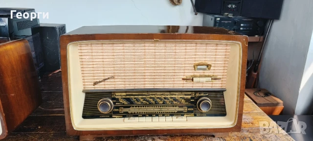 Лампово Радио Neckermann Brillant 111/36, снимка 2 - Радиокасетофони, транзистори - 50631199