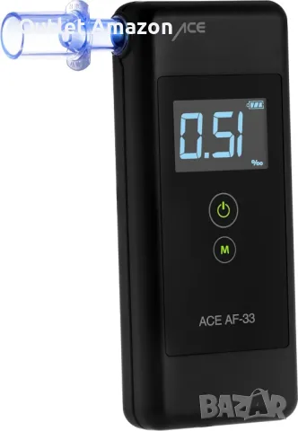 Алкотестер ACE AF-33, TU-Vienna Точност на измерване: 97,9% Полицейска точност

