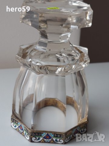 Стара Руска чаша с емайл-сребро 88/сребърна сребърни сребърно,злато/, снимка 17 - Антикварни и старинни предмети - 40112071