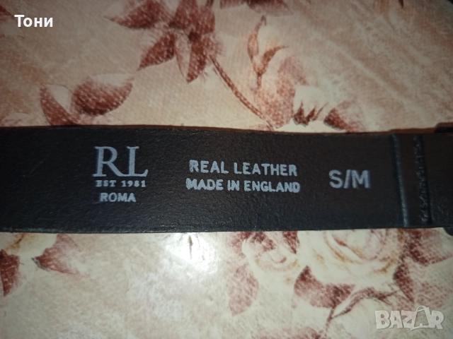 RL Нов Дамски Колан Изцяло от Естествена Кожа 105см, снимка 4 - Колани - 52777188