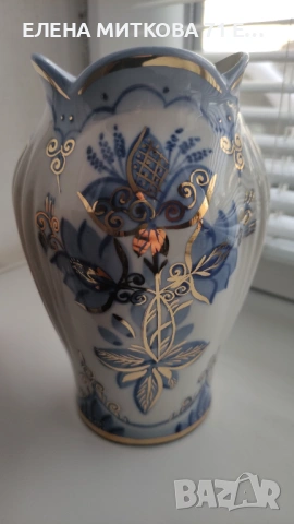 Порцеланова ваза СССР *Кисловодски завод за порцелан-Феникс* , снимка 11 - Вази - 54187675