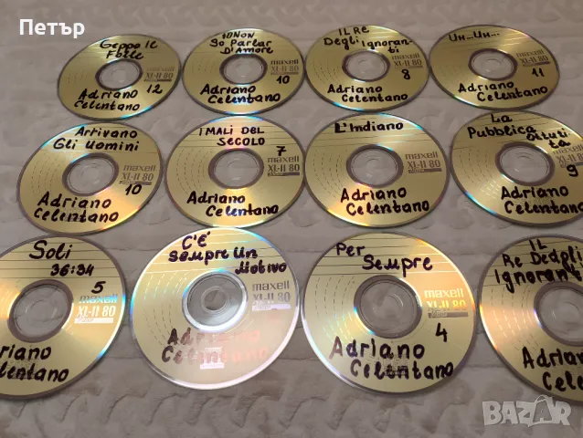 Продавам 12 CD на Adriano Celentano, снимка 2 - CD дискове - 49198857