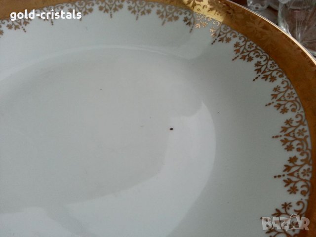 Порцелан Чехословакия сервиз за хранене чинии супник , снимка 5 - Антикварни и старинни предмети - 35089069