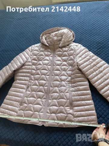 Продавам дамско яке с две лица и с качулка , снимка 2 - Якета - 56002819