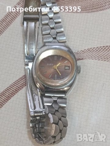 Дамски механичен часовник Заря/ Zaria , снимка 4 - Дамски - 52444038