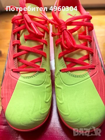ЧИСТО НОВИ Футболни стоножки Puma One 20.4 TT – Размер 36, снимка 6 - Футбол - 56231998