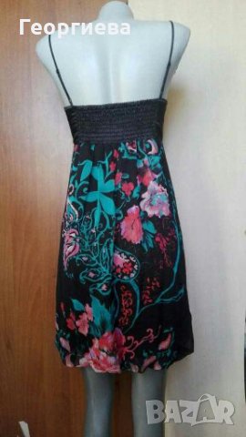 Кокетна рокля с панделка ПРОМОЦИЯ👗🍀S,S/M👗🍀арт.012, снимка 4 - Рокли - 29800422