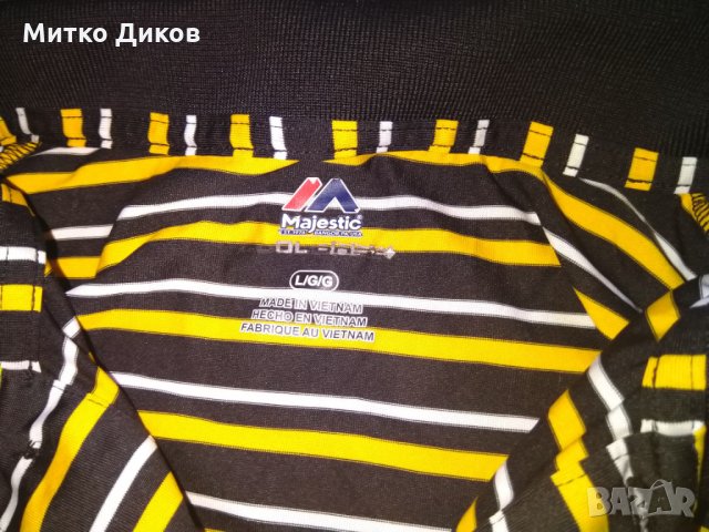 Pittsburgh Steelers NFL тениска Majestic размер L, снимка 4 - Спортна екипировка - 29402406
