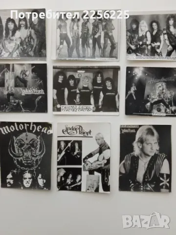 ЛОТ стари картички на метъл групи (лот 12), снимка 2 - Колекции - 49880056