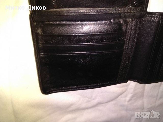 Портфейл ОМБ 120х95мм естествена кожа, снимка 6 - Портфейли, портмонета - 30737949