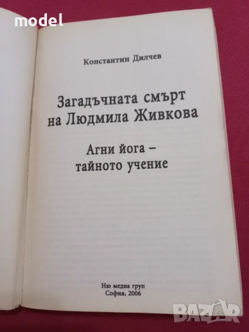 Загадъчната смърт на Людмила Живкова - Константин Дилчев , снимка 2 - Художествена литература - 29996738