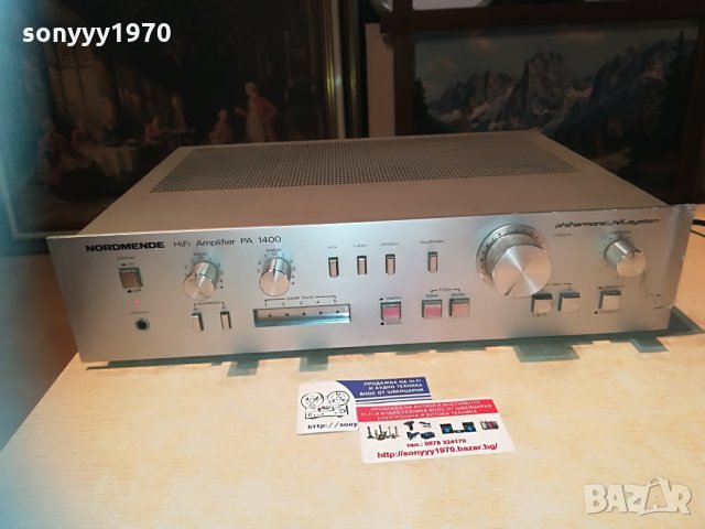 nordmende pa1400 hifi stereo ampli-450w-внос switzerland, снимка 6 - Ресийвъри, усилватели, смесителни пултове - 29684225