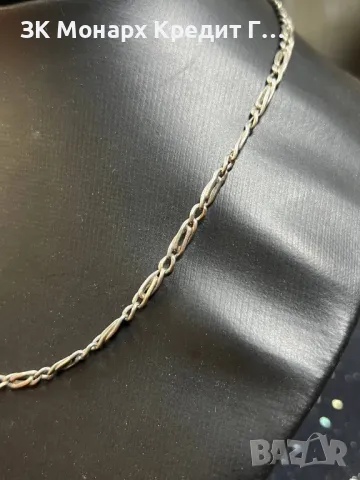 Сребърен ланец , снимка 2 - Колиета, медальони, синджири - 49535997