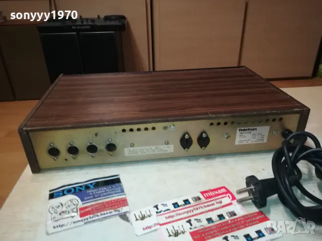 TELETON SAQ-206B SOLID STATE AMPLI-ВНОС SWISS 0411241614LNWCR, снимка 8 - Ресийвъри, усилватели, смесителни пултове - 47837565