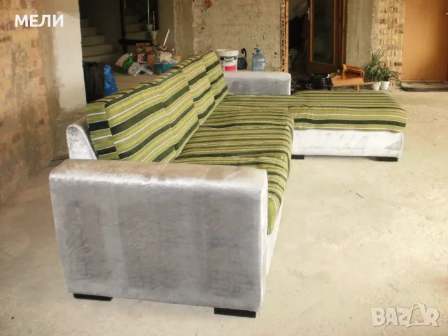 голям ъглов диван 2,95м/1,85м, снимка 7 - Дивани и мека мебел - 56551572