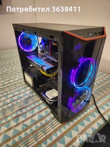 Геймърски компютър гаранция/i5 4460 16GB,RX 570 4GB, 256GB SSD HDD 1TB