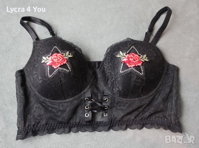Intimissimi Lingerie 80C луксозен черен дантелен сутиен
