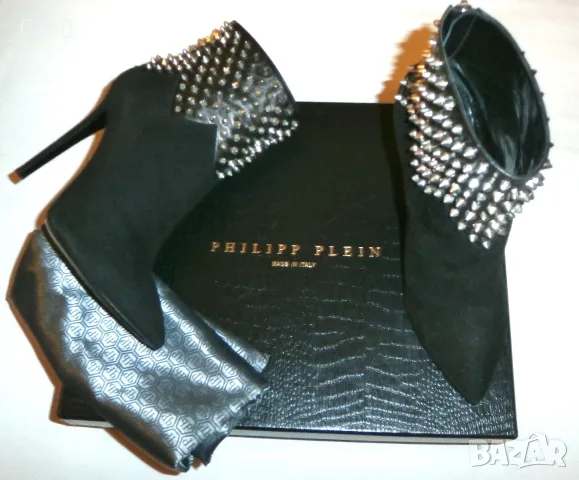 PHILIPP PLEIN оригинални НОВИ № 38, снимка 2 - Дамски боти - 56446606