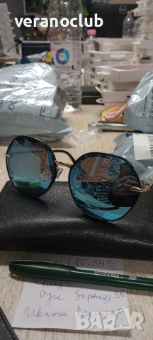 Дамски слънчеви очила с поляризация Перлени огледални, снимка 3 - Слънчеви и диоптрични очила - 40720302