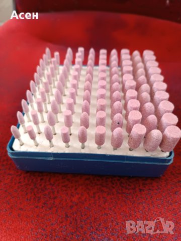 Комплект 100 бр. корундови абразивни накрайници , снимка 2 - Други инструменти - 40142909