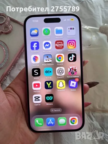 Розово Бижу IPhone 16, снимка 6 - Apple iPhone - 55896677