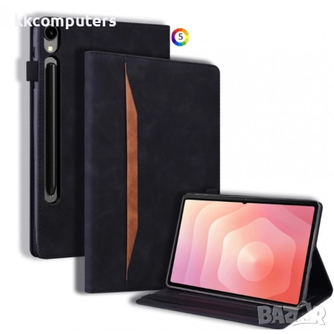 DUX DUCIS Калъф за Samsung Galaxy Tab S11 Ultra| Протектор | PU +TPU Stand, Auto Wake/Sleep |Цвят: Ч, снимка 4 - Калъфи, кейсове - 52086027