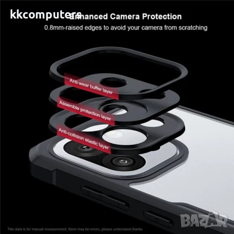 OnePlus 13s 5G / OnePlus 13T 5G XUNDD Силиконов Калъф TPU+Acrylic и Протектор, снимка 6 - Калъфи, кейсове - 51257873