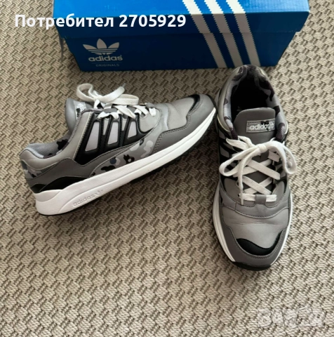 Adidas кожени маратонки, номер 37/38 Оригинални, снимка 3 - Маратонки - 52220070