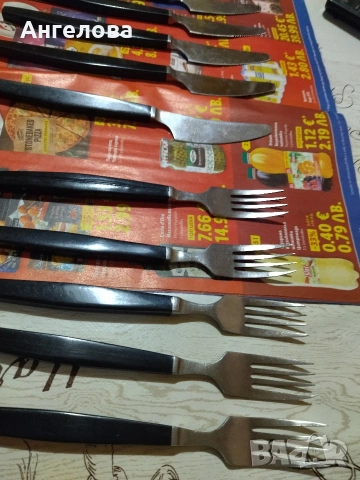 Вилици и ножчета, снимка 2 - Прибори за хранене, готвене и сервиране - 53009206