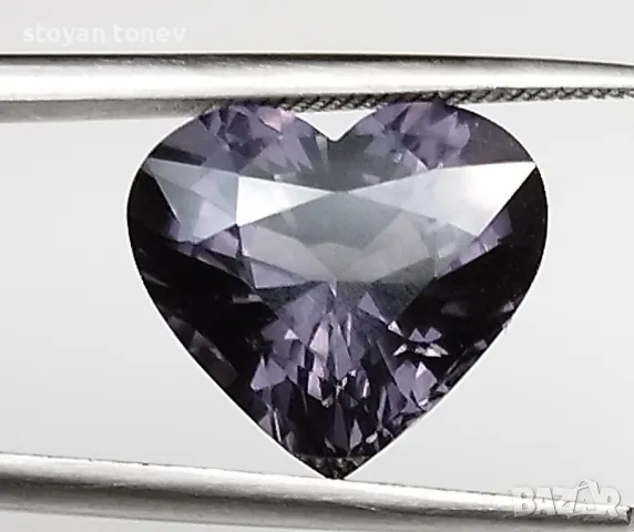 Тренди шпинел в сивеещо лилаво и VVS чистота - 5.02кт.! Нов!, снимка 11 - Колиета, медальони, синджири - 44719364